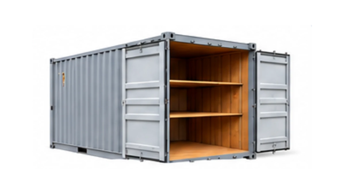Shelves / Racks Installed Container
